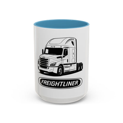 Freightliner Truck Mug – Premium Coffee Cup for Truck Drivers (11oz / 15oz)