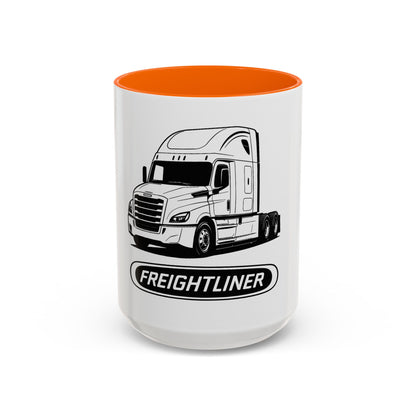 Freightliner Truck Mug – Premium Coffee Cup for Truck Drivers (11oz / 15oz)