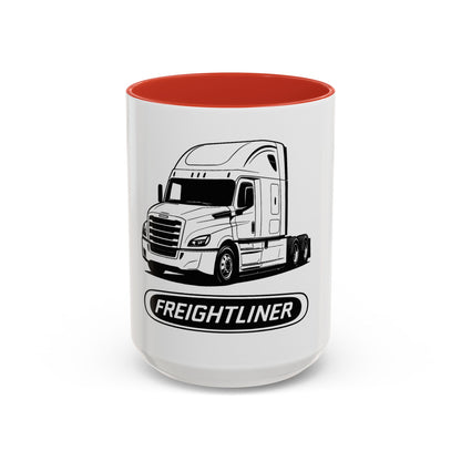 Freightliner Truck Mug – Premium Coffee Cup for Truck Drivers (11oz / 15oz)