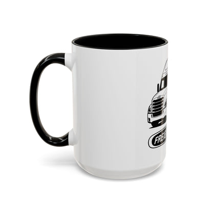 Freightliner Truck Mug – Premium Coffee Cup for Truck Drivers (11oz / 15oz)