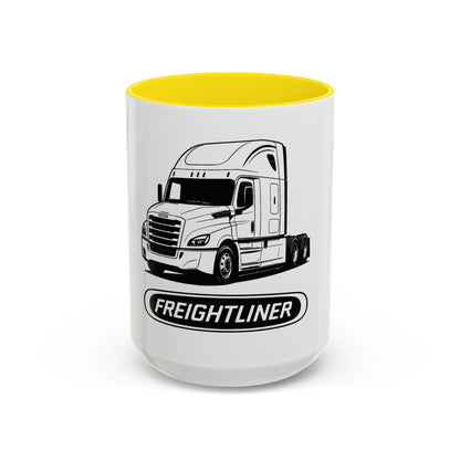 Freightliner Truck Mug – Premium Coffee Cup for Truck Drivers (11oz / 15oz)