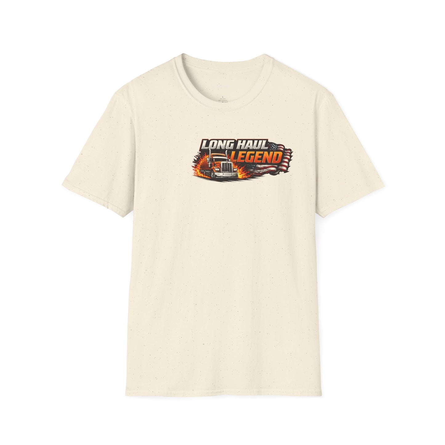 Truck Driver T-Shirt – “No Road Too Long, Just Keep Driving” Long Haul Legend Tee