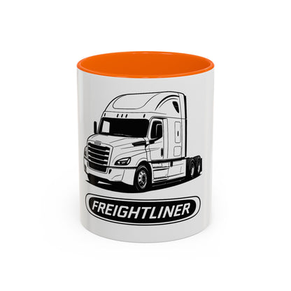Freightliner Truck Mug – Premium Coffee Cup for Truck Drivers (11oz / 15oz)