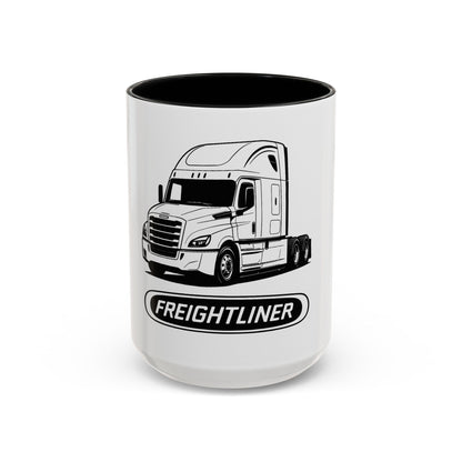 Freightliner Truck Mug – Premium Coffee Cup for Truck Drivers (11oz / 15oz)