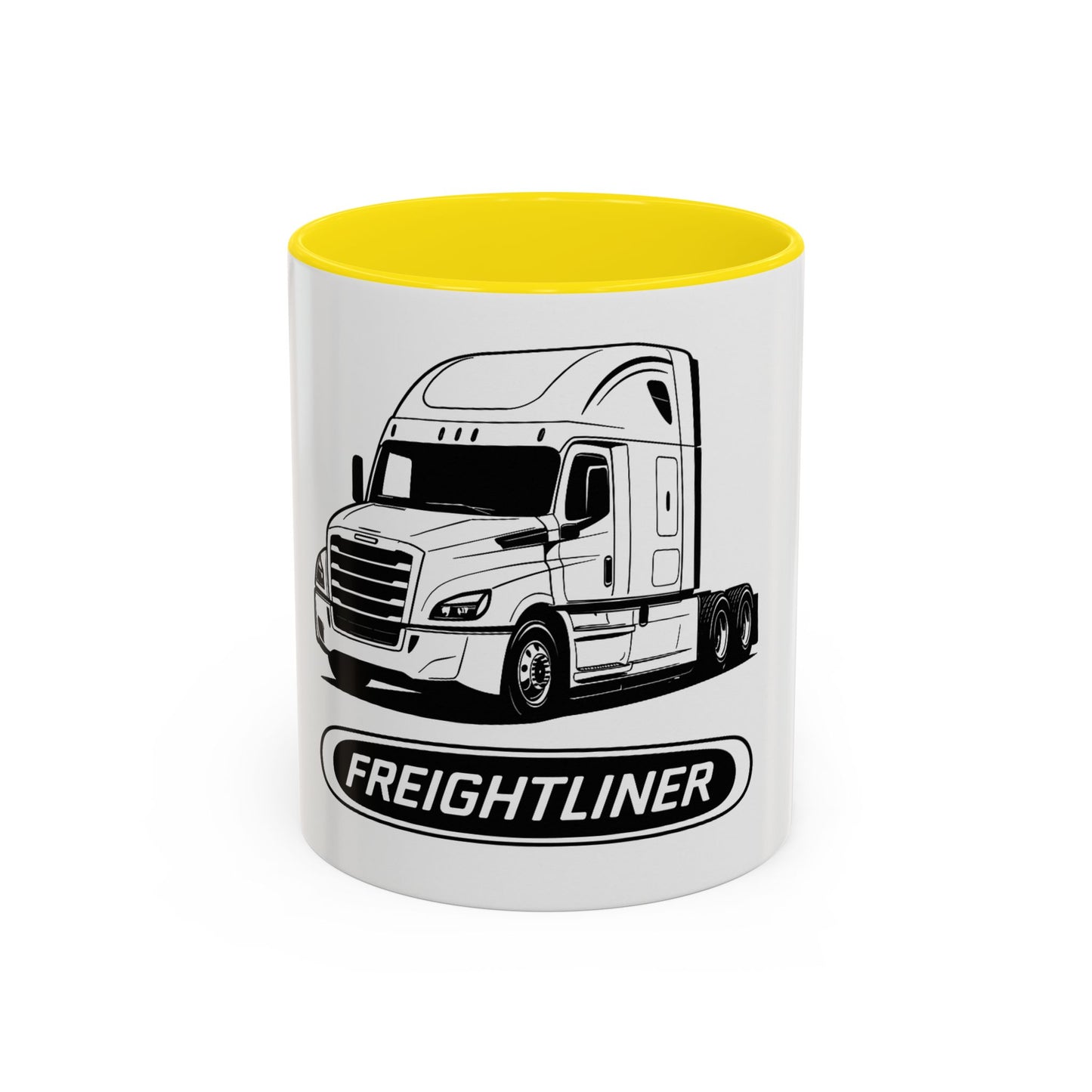 Freightliner Truck Mug – Premium Coffee Cup for Truck Drivers (11oz / 15oz)
