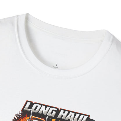 Truck Driver T-Shirt – “No Road Too Long, Just Keep Driving” Long Haul Legend Tee