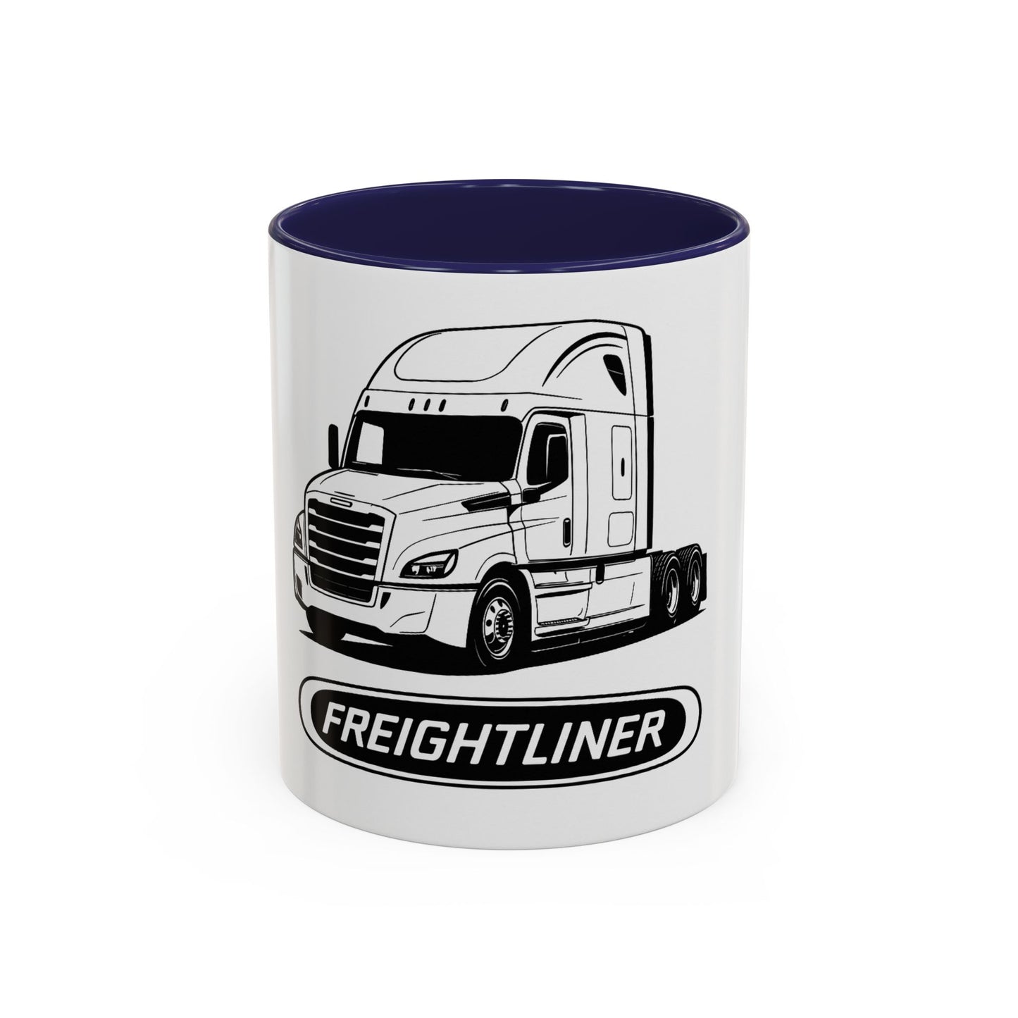 Freightliner Truck Mug – Premium Coffee Cup for Truck Drivers (11oz / 15oz)